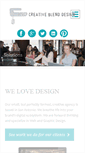Mobile Screenshot of creativeblenddesign.com